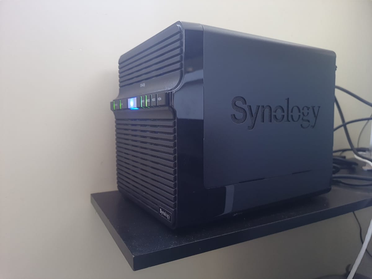 Home lab - Synology DS420j